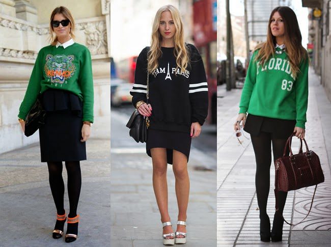 Looks ciom moleton colorido