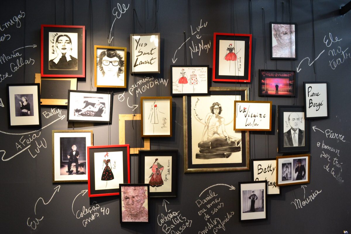Fause Haten e seus croquis com suas histórias Fause Haten e seus croquis