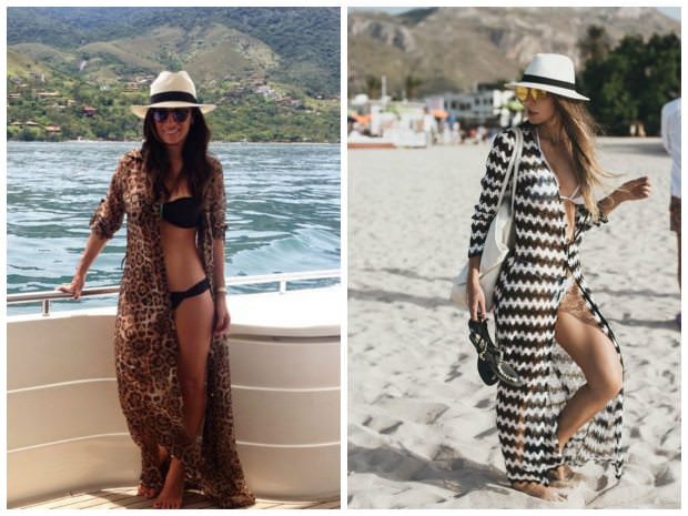 Moda Praia Verão 2017, as saídas de praia longa será item sofisticado nas areias das praias